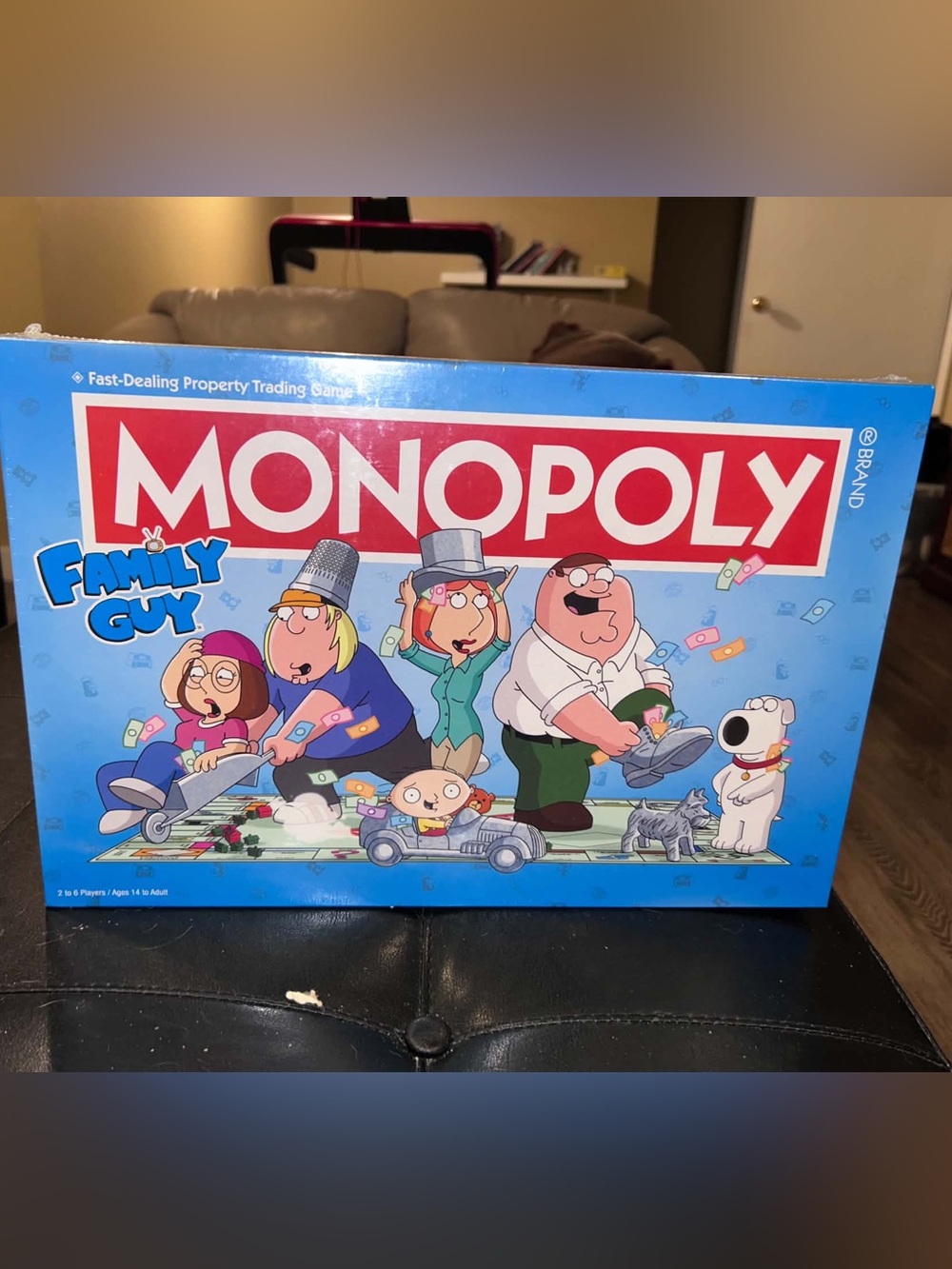 MONOPOLY Family Guy Board Game - Blue Edition by Hasbro